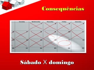 Consequências




Sábado X domingo
 