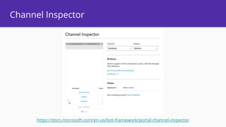 Channel Inspector
https://docs.microsoft.com/en-us/bot-framework/portal-channel-inspector
 