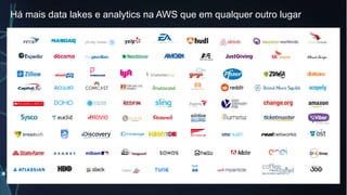 Há mais data lakes e analytics na AWS que em qualquer outro lugar
 