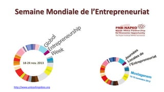 Semaine Mondiale de l’Entrepreneuriat




       18-24 nov. 2013




http://www.unleashingideas.org
 