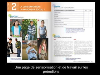 Une page de sensibilisation et de travail sur les 
prénotions 
 