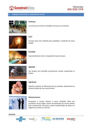 Apresentação da Construir Sites