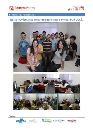 Apresentação da Construir Sites