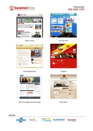 Apresentação da Construir Sites
