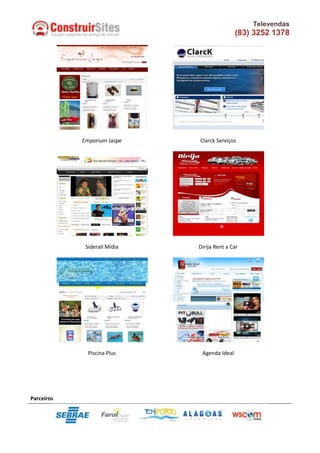 Apresentação da Construir Sites