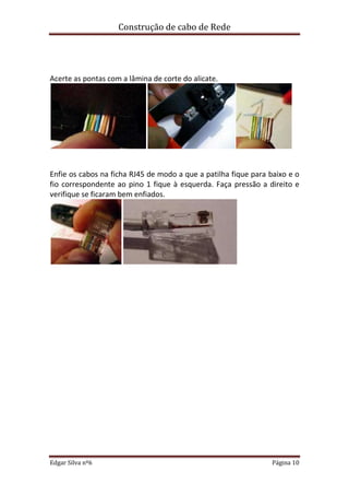 ConstruçãO De Cabo De Rede