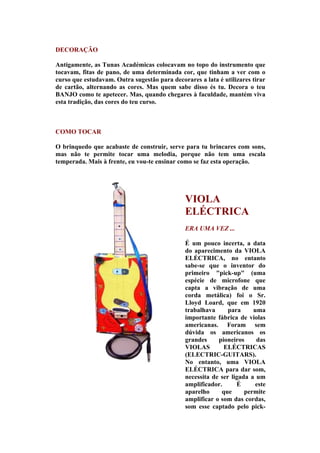 Jogos de Expressão Musical, PDF, Guitarras