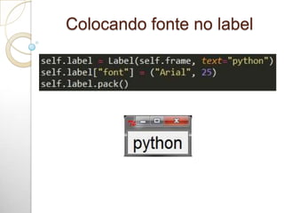 Colocando fonte no label
 