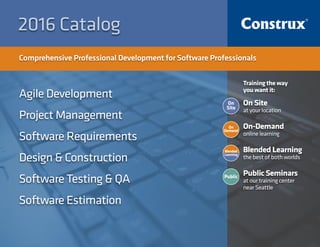 Construx  Software Development Resources, Training, & More