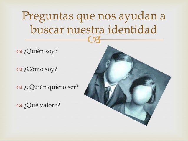 Construyendo mi identidad personal