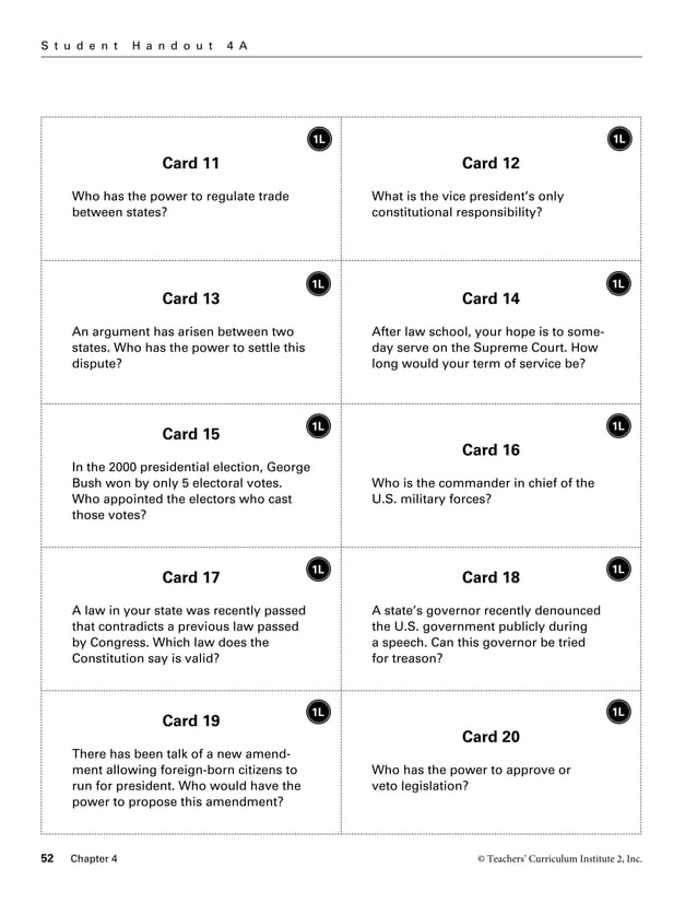 Constitution Scavenger Hunt PDF