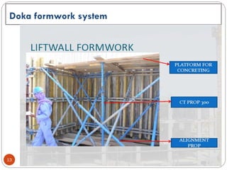SBG Department of Civil PCCoE,2020-21
13
Doka formwork system
 