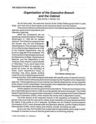 Constitution Worksheets