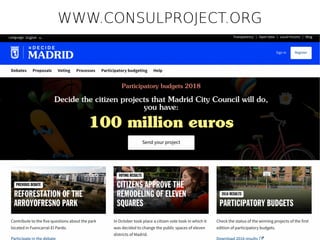 WWW.CONSULPROJECT.ORG
 
