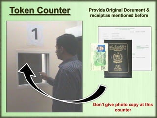 Receive payment receipt from bank counterDont leave anything at bank counter and check your receipt payment and cash