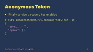 Prometheus meets Consul -- Consul Casual Talks