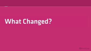 What Changed?
 