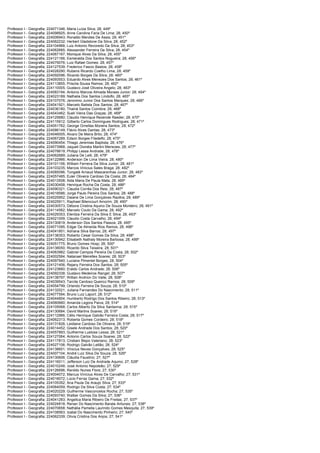 Consulplan edital -homologação do resultado final