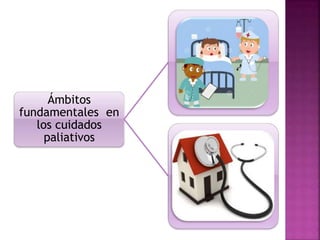 Ámbitos
fundamentales en
los cuidados
paliativos
 