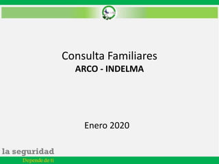 Consulta Familiares
ARCO - INDELMA
Enero 2020
 
