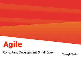 Agile
Consultant Development Small Book
 