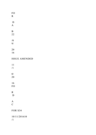 FO
R
D
A
B
22
/0
9/
20
16
ISSUE AMENDED
11
/1
0/
20
16
FO
R
D
A
C
FOR S34
10/11/201610
/1
 