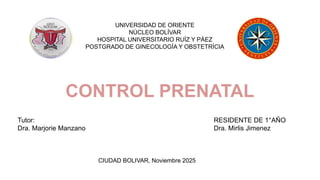 Comprehensive Prenatal Care: Guidelines, History, and Monitoring | PPTX