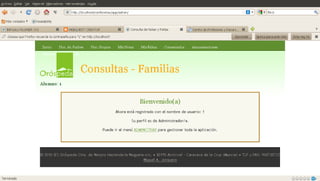 Consultas familias