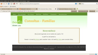 Consultas familias