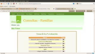 Consultas familias