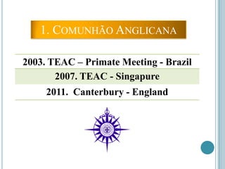 1. Comunhão Anglicana