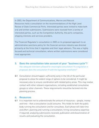 Consultation Guidelines