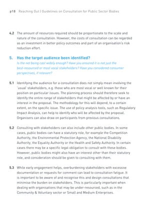 Consultation Guidelines