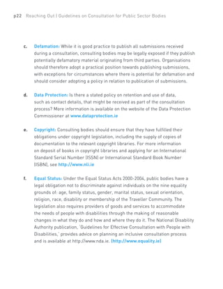 Consultation Guidelines