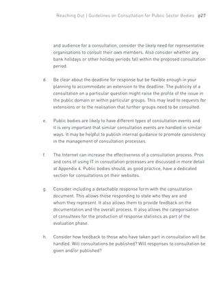 Consultation Guidelines