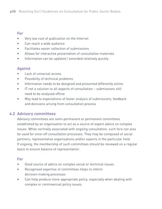 Consultation Guidelines
