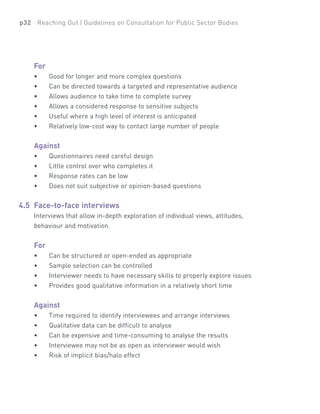 Consultation Guidelines