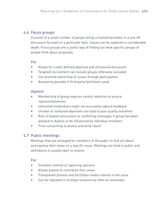 Consultation Guidelines