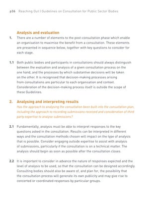 Consultation Guidelines