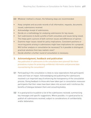 Consultation Guidelines