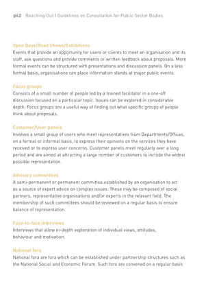 Consultation Guidelines