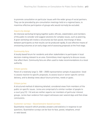 Consultation Guidelines