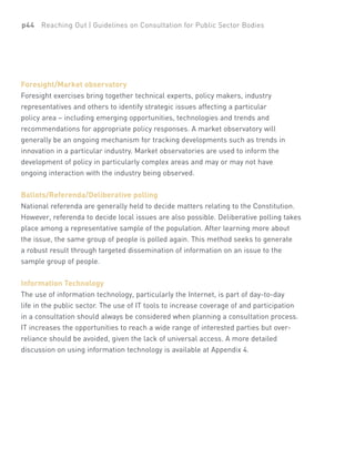 Consultation Guidelines