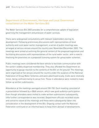 Consultation Guidelines