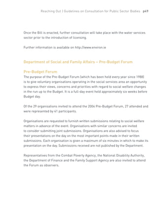 Consultation Guidelines