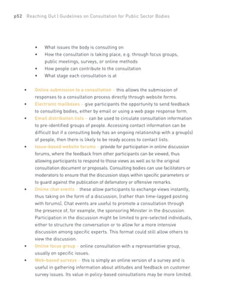 Consultation Guidelines