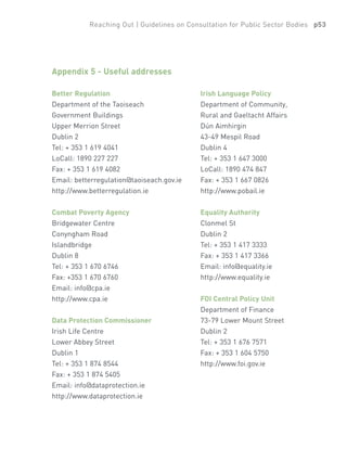 Consultation Guidelines