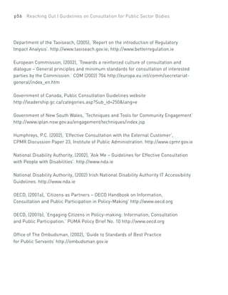 Consultation Guidelines