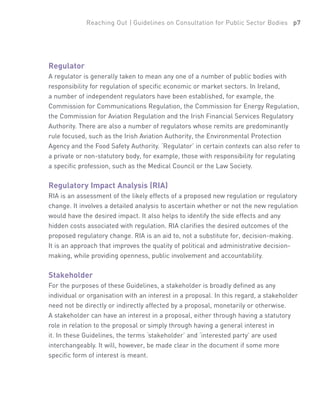 Consultation Guidelines