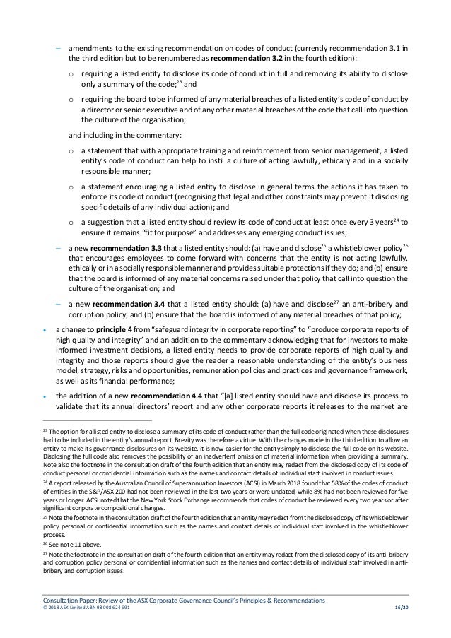 Consultation papercgc4thedition